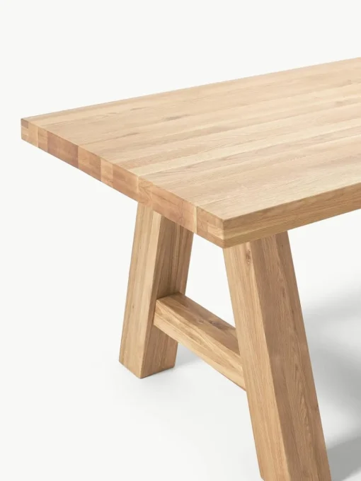 Eettafel Ashton van eikenhout, in verschillende formaten