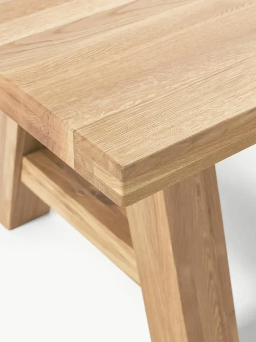 Eettafel Ashton van eikenhout, in verschillende formaten