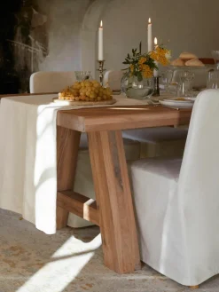 Eettafel Ashton van eikenhout, in verschillende formaten