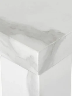 Eettafel Carl in marmerlook, 180 x 90 cm