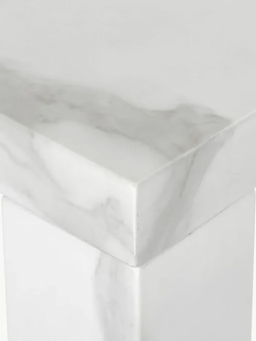 Eettafel Carl in marmerlook, 180 x 90 cm