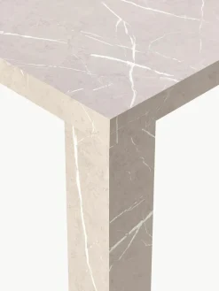 Eettafel Carl in marmerlook, 180 x 90 cm