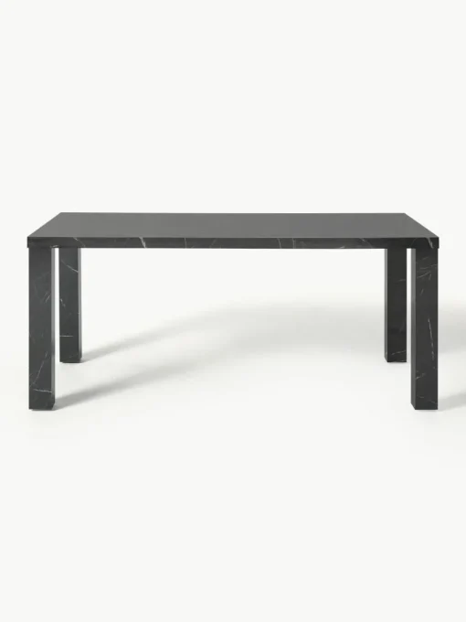 Eettafel Carl met marmerlook, 180 x 90 cm