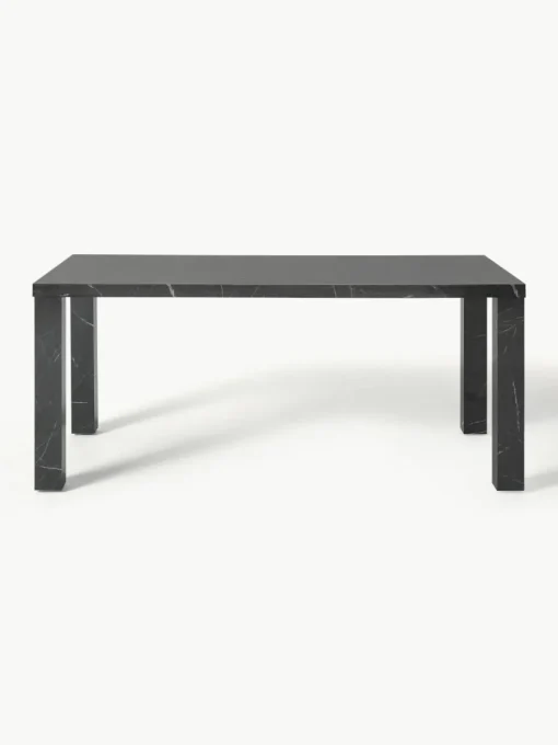 Eettafel Carl met marmerlook, 180 x 90 cm