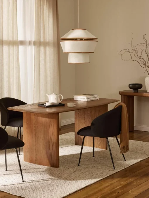 Eettafel Chandler van eikenhout