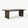 Eettafel Emmett van eikenhout, 240 x 95 cm