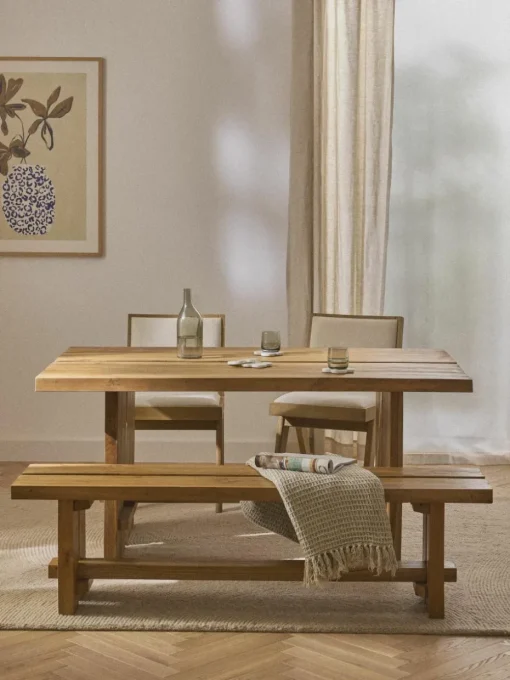 Eettafel Hugo van teakhout, in verschillende formaten