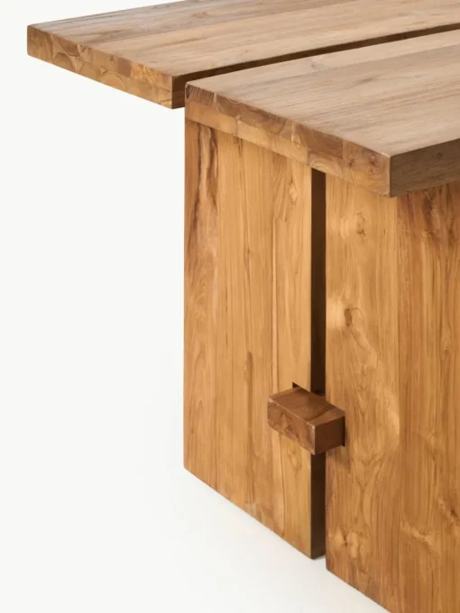 Eettafel Hugo van teakhout, in verschillende formaten