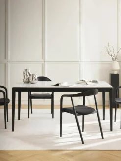 Eettafel Jackson in marmerlook, verschillende formaten