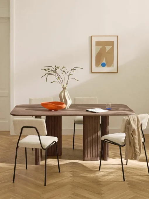 Eettafel Jolka van eikenhout, in verschillende formaten