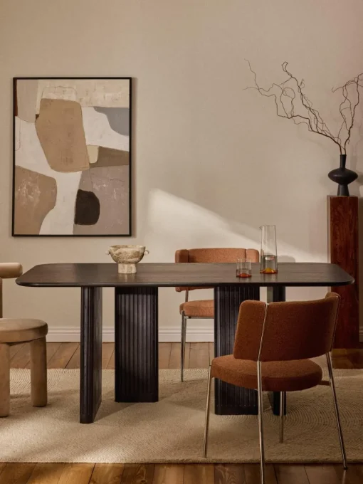 Eettafel Jolka van eikenhout, in verschillende formaten