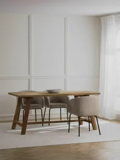 Eettafel Lawas van teakhout, in verschillende formaten