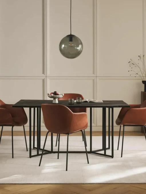 Eettafel Luca van mangohout, in verschillende formaten