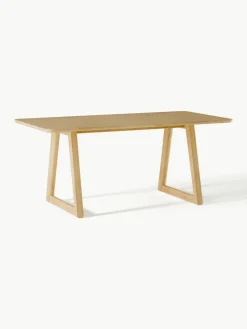 Eettafel Nik van eikenhout, in verschillende formaten