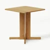 Eettafel Quatrefoil van eikenhout, 68 x 68 cm
