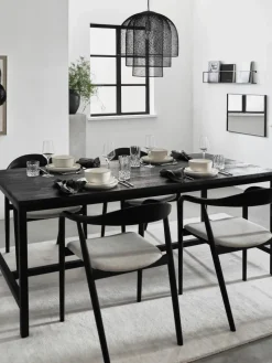 Eettafel Raw van mangohout, 180 x 90 cm