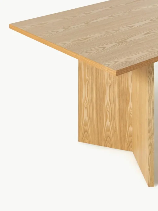 Eettafel Toni in lichtbruin, 200 x 90 cm
