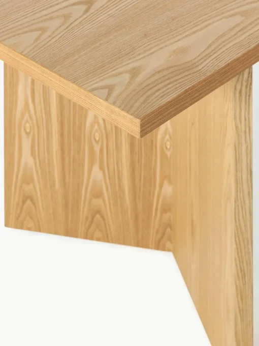 Eettafel Toni in lichtbruin, 200 x 90 cm
