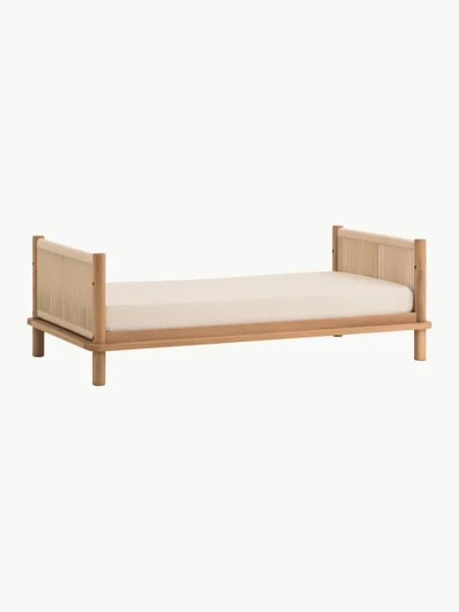 Eikenhouten babybedje Latitude met uitbouw tot ledikant, 70 x 140 cm
