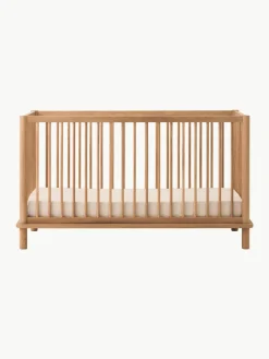 Eikenhouten babybedje Latitude met uitbouw tot ledikant, 70 x 140 cm