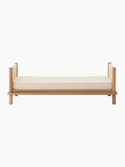 Eikenhouten babybedje Latitude met uitbouw tot ledikant, 70 x 140 cm