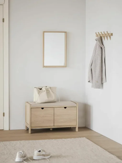 Eikenhouten bank Hillmond met lades