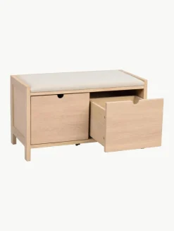 Eikenhouten bank Hillmond met lades