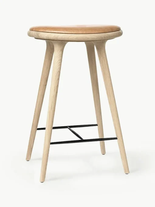 Eikenhouten barkruk High Stool