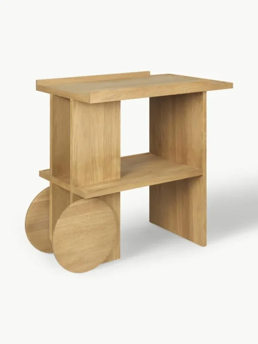 Eikenhouten bijzettafel Axis