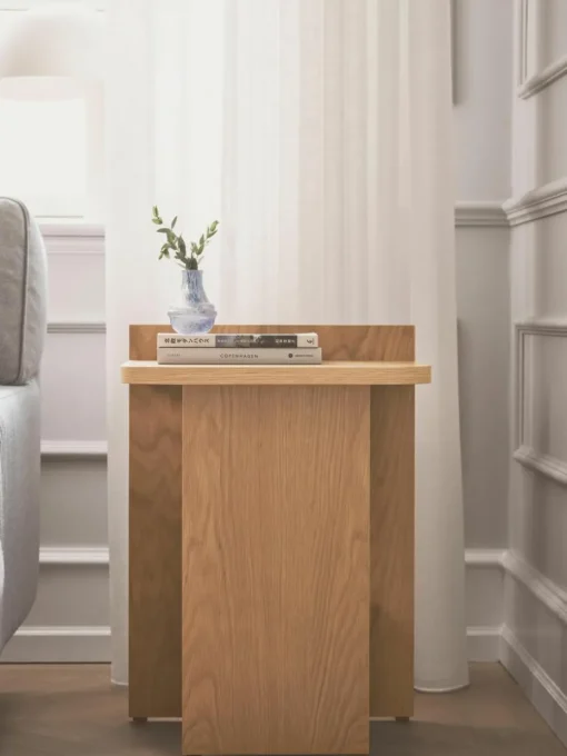 Eikenhouten bijzettafel Ismo
