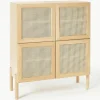 Eikenhouten dressoir Jolie met Weens vlechtwerk
