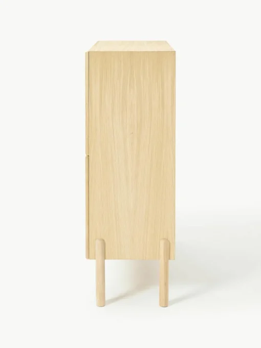 Eikenhouten dressoir Jolie met Weens vlechtwerk
