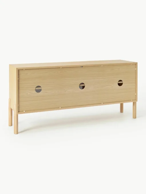 Eikenhouten dressoir Jolie met Weens vlechtwerk