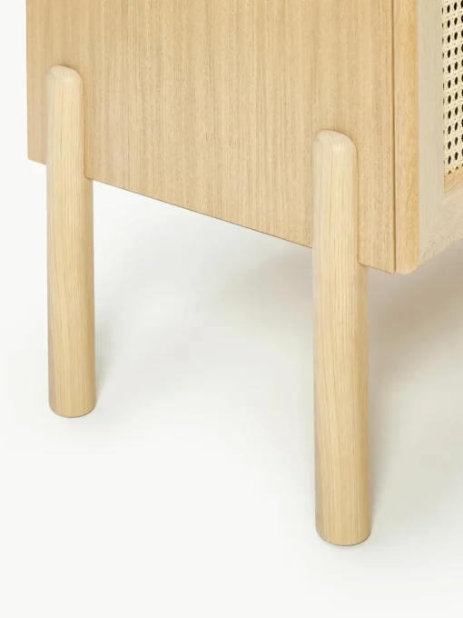 Eikenhouten dressoir Jolie met Weens vlechtwerk