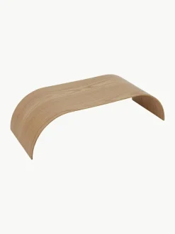 Eikenhouten tafelblad Curva voor wandrek