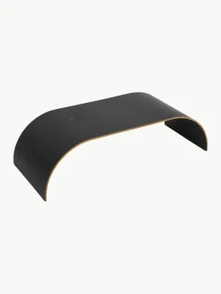 Eikenhouten tafelblad Curva voor wandrek
