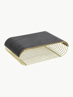Eikenhouten tafelblad Curva voor wandrek