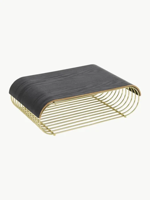 Eikenhouten tafelblad Curva voor wandrek