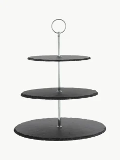 Etagère Cooper met leistenen plateaus
