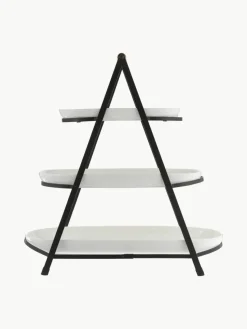 Etagère Tower met afneembare plateaus van porselein