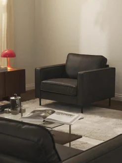 Fauteuil Hunter van gerecycled leer