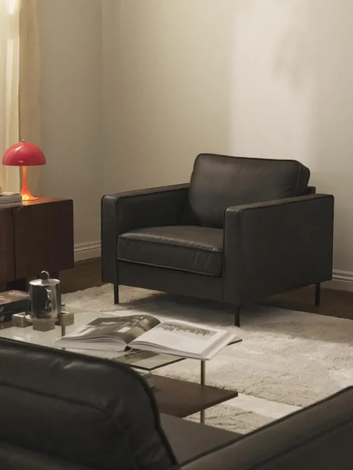 Fauteuil Hunter van gerecycled leer