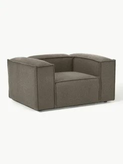 Fauteuil Lennon uit bouclé
