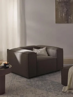 Fauteuil Lennon uit bouclé