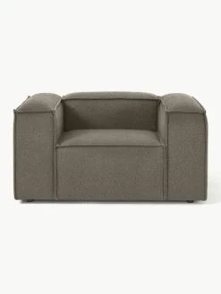 Fauteuil Lennon uit bouclé