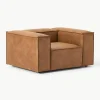 Fauteuil Lennon van gerecycled leer