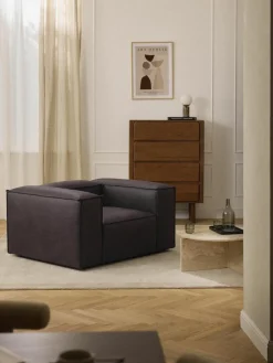 Fauteuil Lennon van gerecycled leer