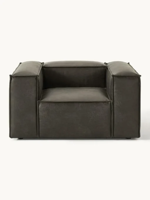 Fauteuil Lennon van gerecycled leer
