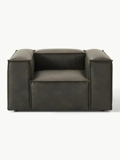 Fauteuil Lennon van gerecycled leer
