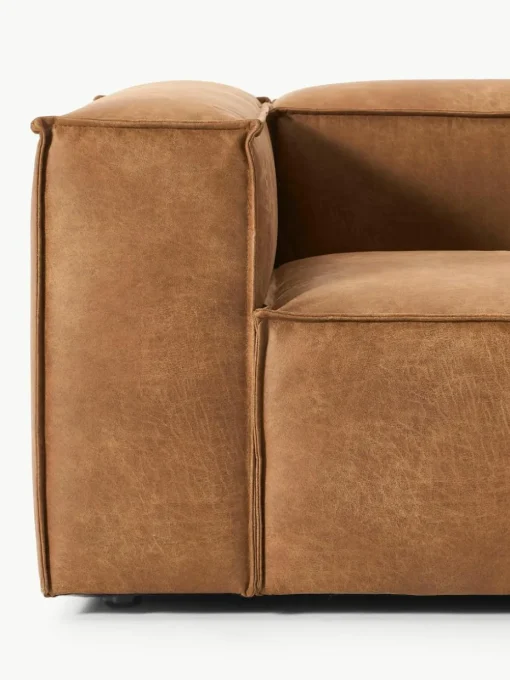 Fauteuil Lennon van gerecycled leer